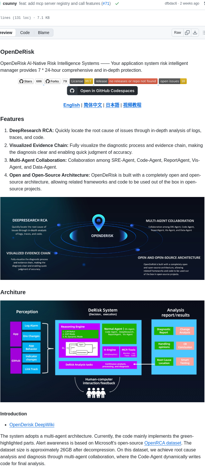 Derisk Ai Openderisk screenshot