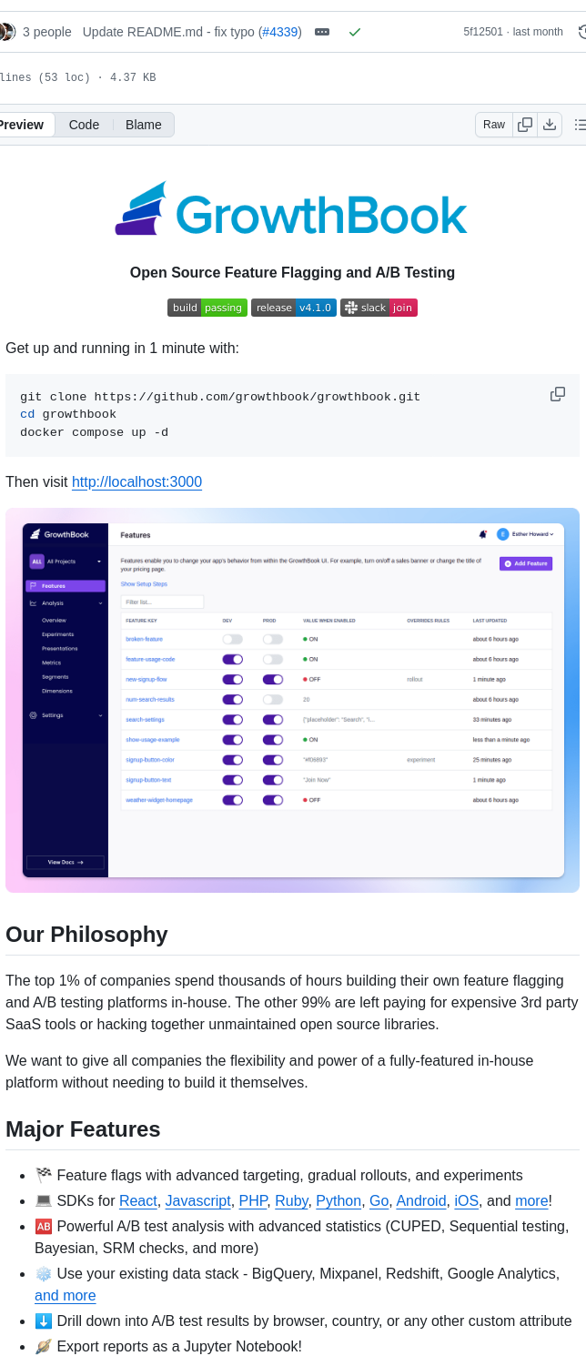 Growthbook Growthbook screenshot