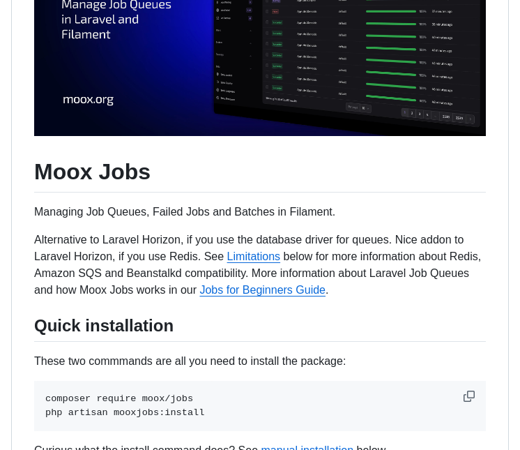 Mooxphp Jobs screenshot