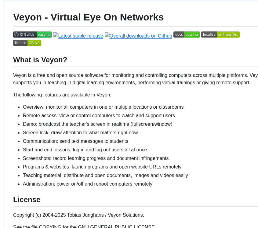 Veyon Veyon screenshot