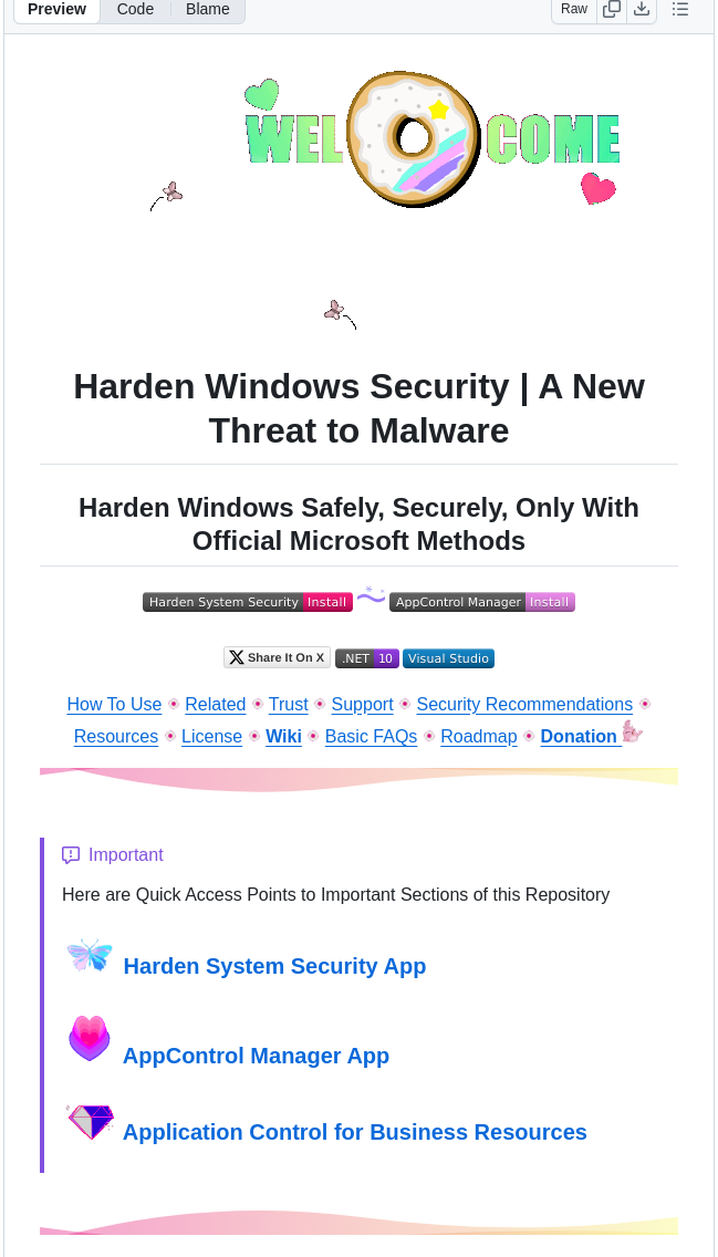 Hotcakex Harden Windows Security screenshot