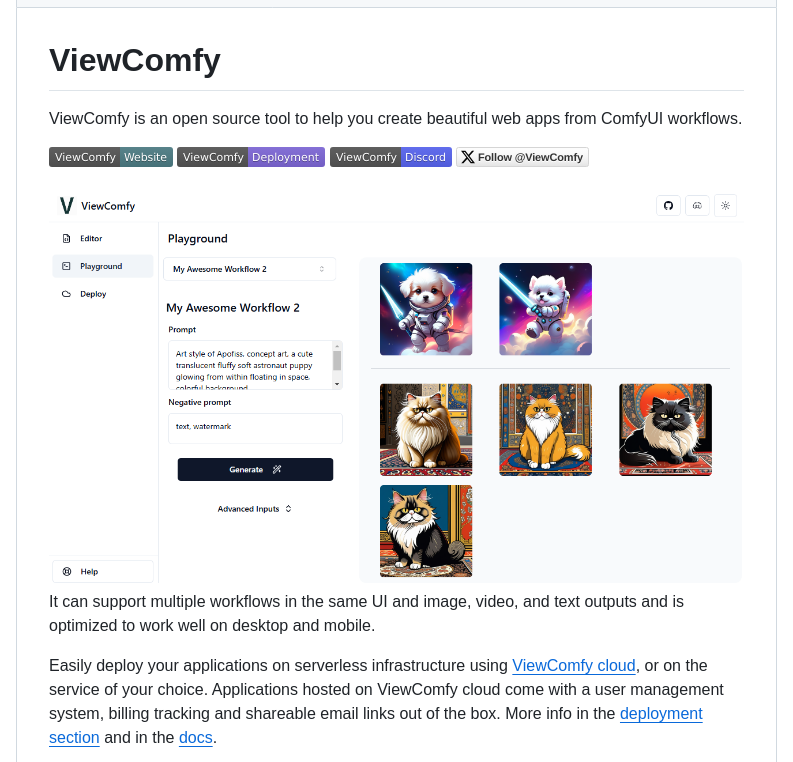 Viewcomfy Viewcomfy screenshot
