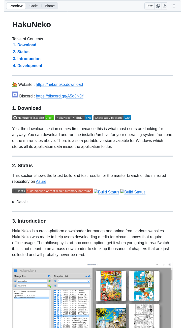 Manga Download Hakuneko screenshot