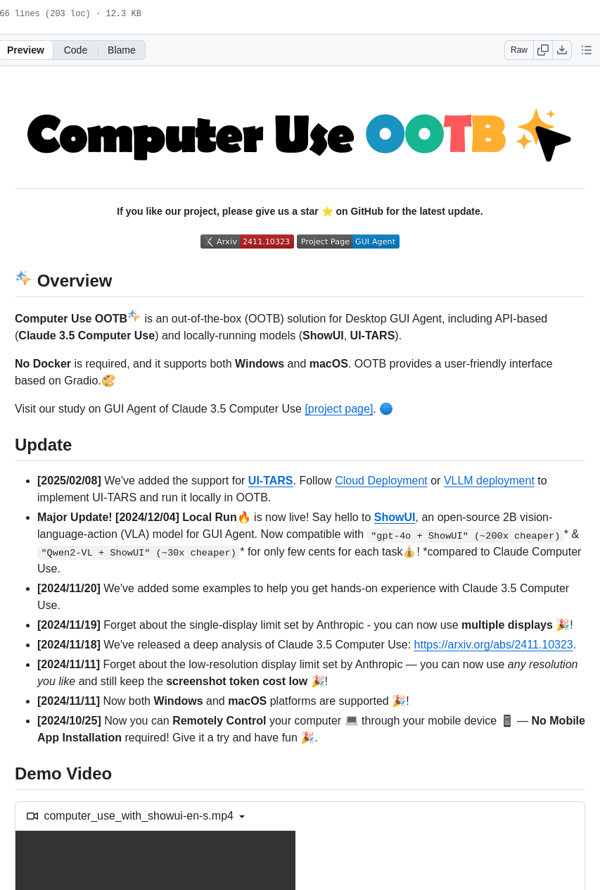 Showlab Computer_use_ootb screenshot