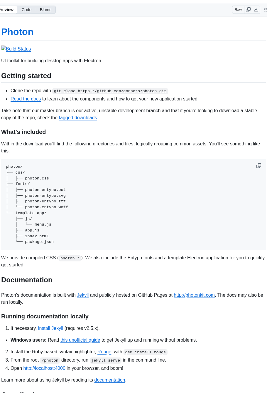 Connors Photon screenshot