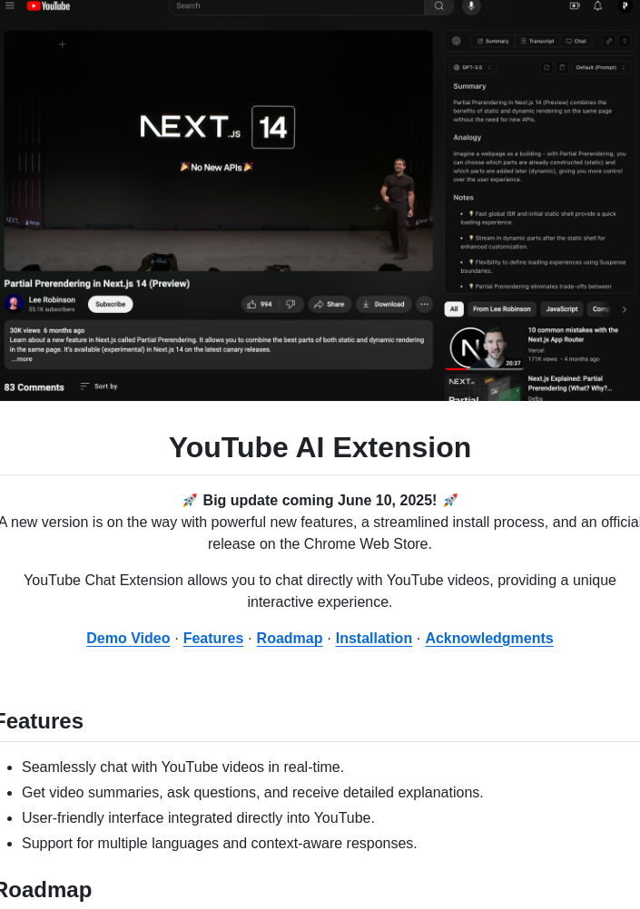 Paolojn Youtube Ai Extension screenshot