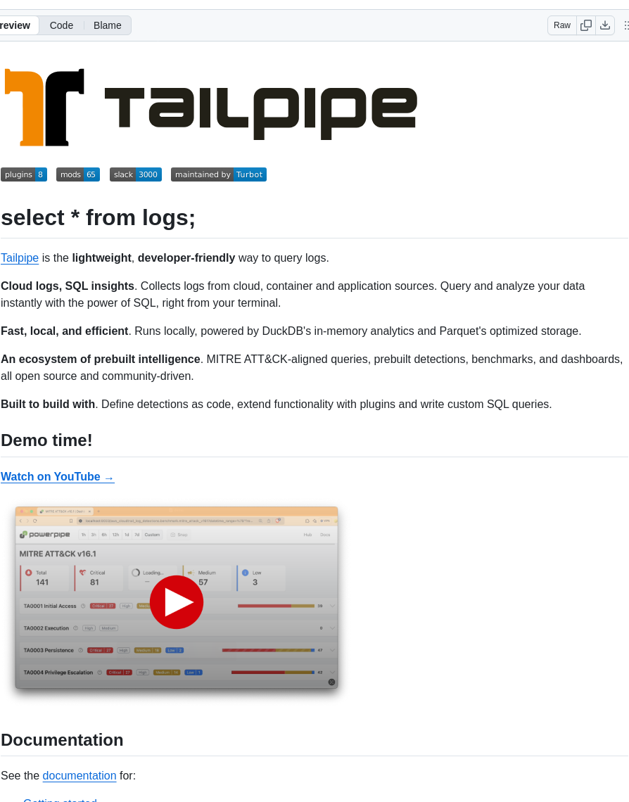 Turbot Tailpipe screenshot