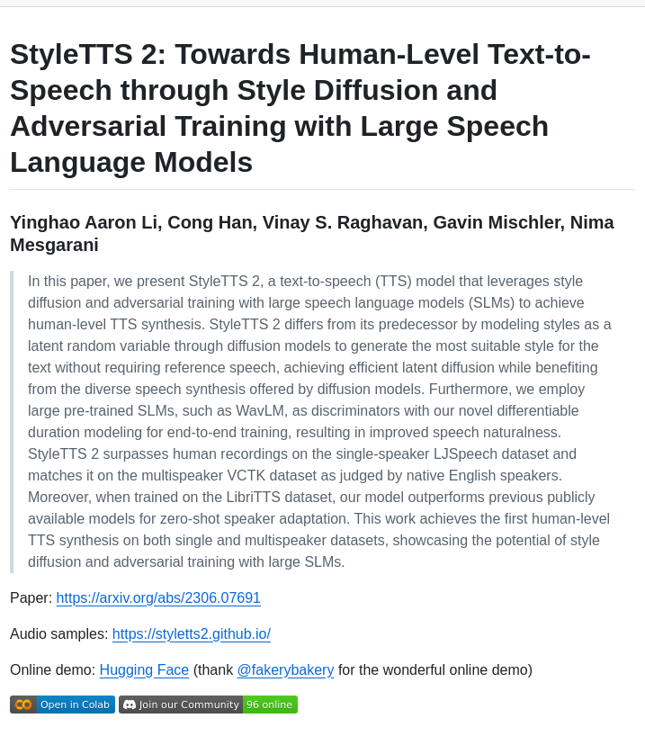 Yl4579 Styletts2 screenshot