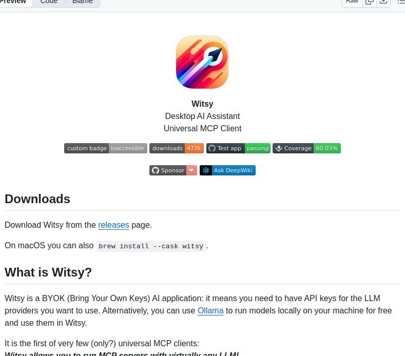 Nbonamy Witsy screenshot