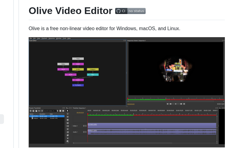 Olive Editor Olive screenshot