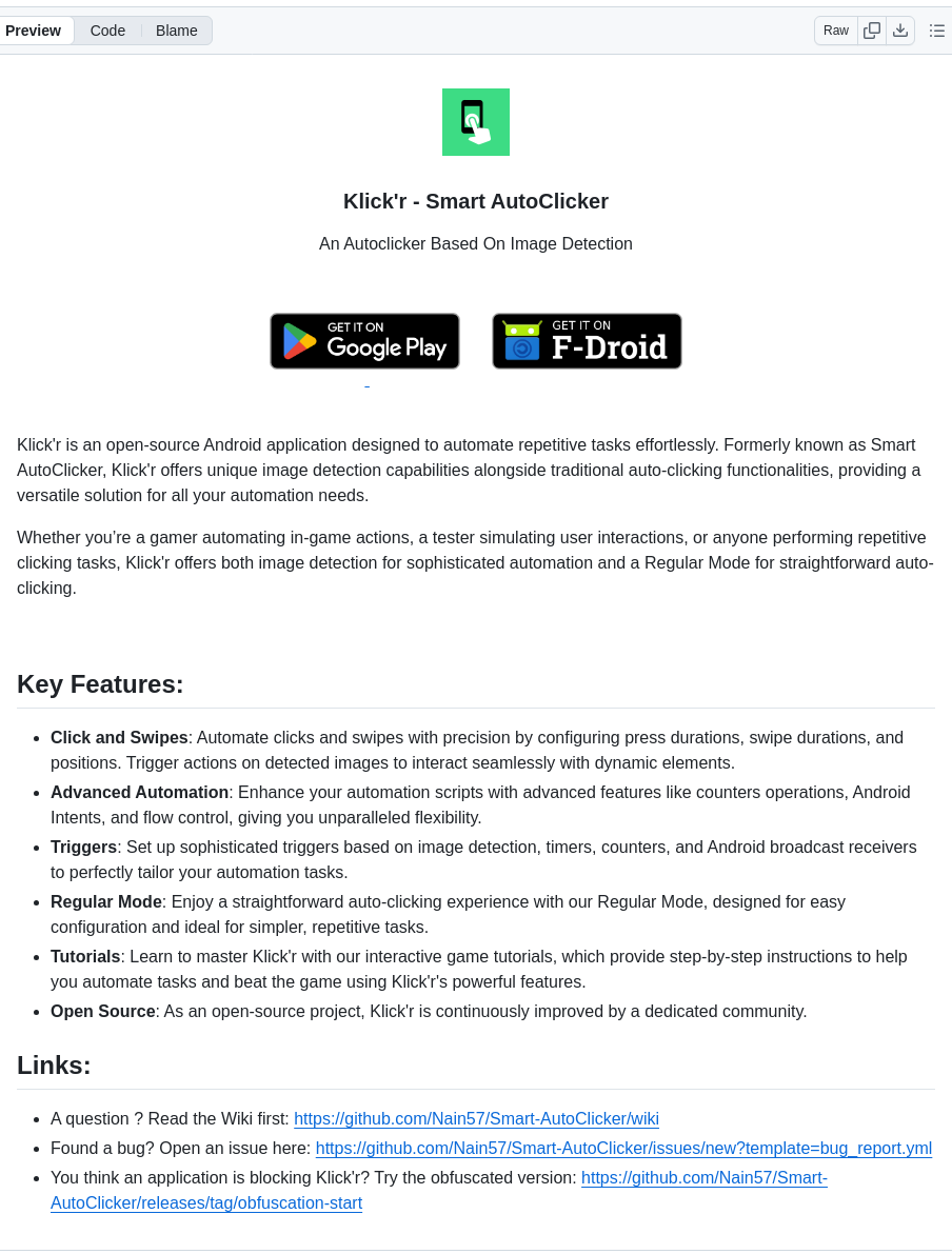 Nain57 Smart Autoclicker screenshot