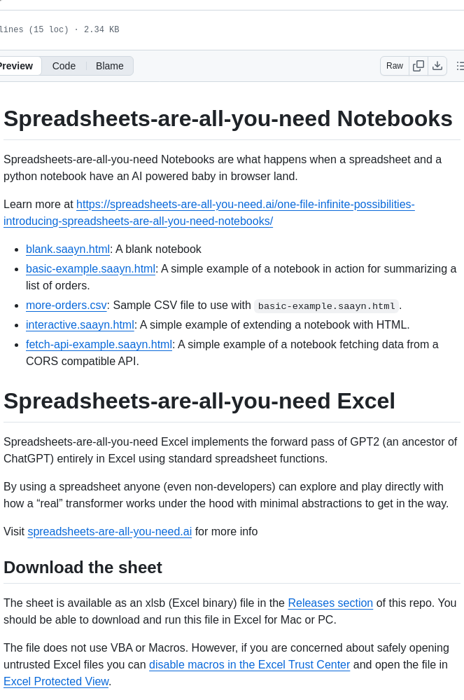 Ianand Spreadsheets Are All You Need screenshot
