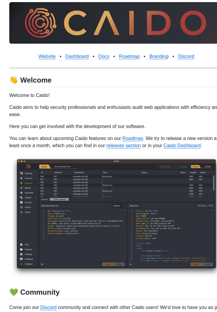 Caido Caido screenshot