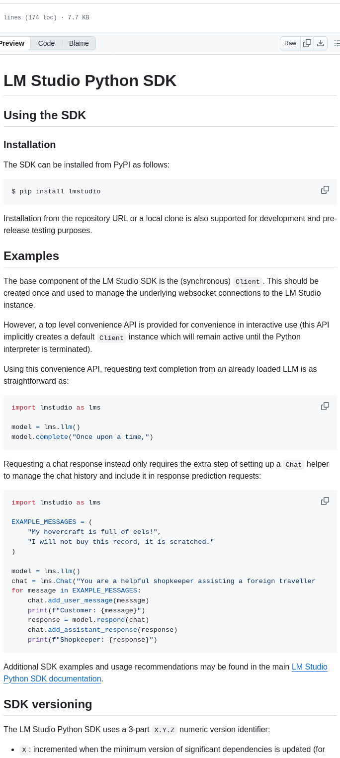 Lmstudio Ai Lmstudio Python screenshot