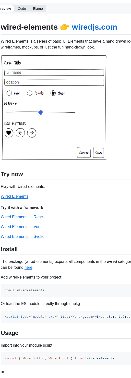 Rough Stuff Wired Elements screenshot