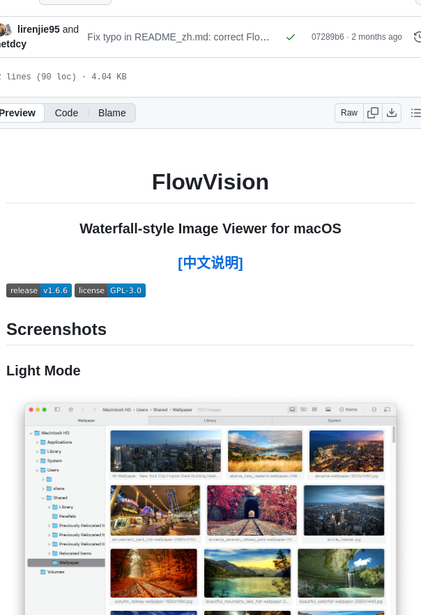 Netdcy Flowvision screenshot