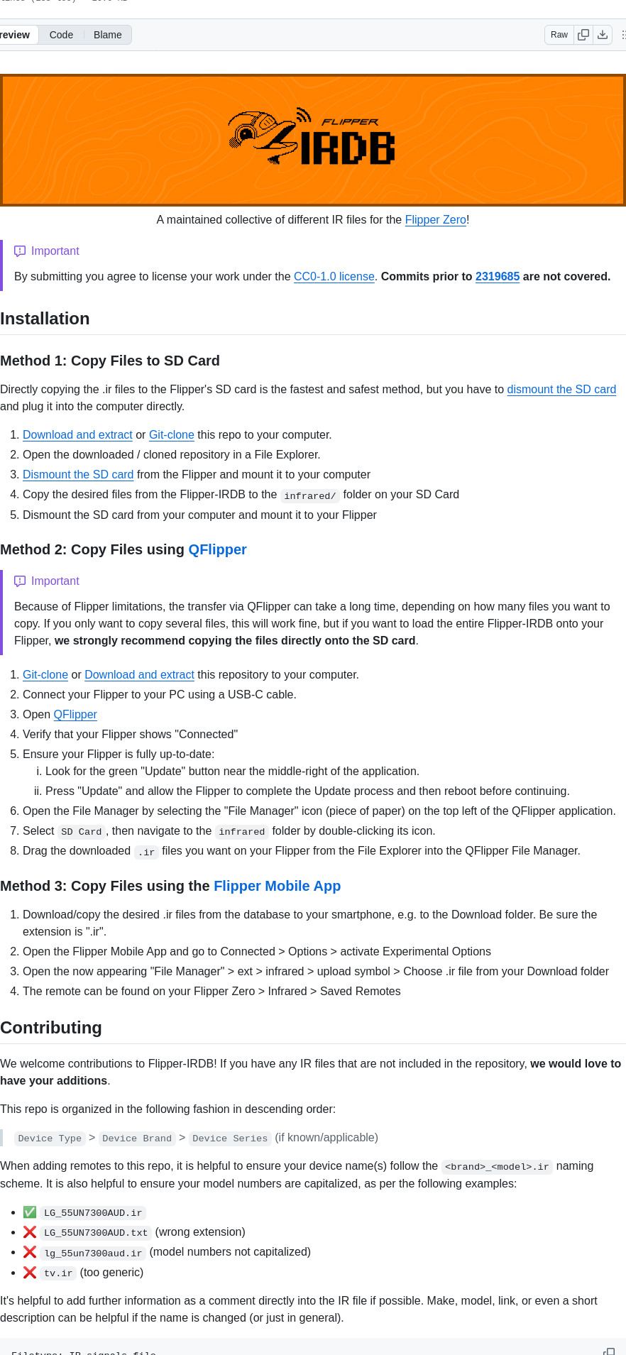 Lucaslhm Flipper Irdb screenshot