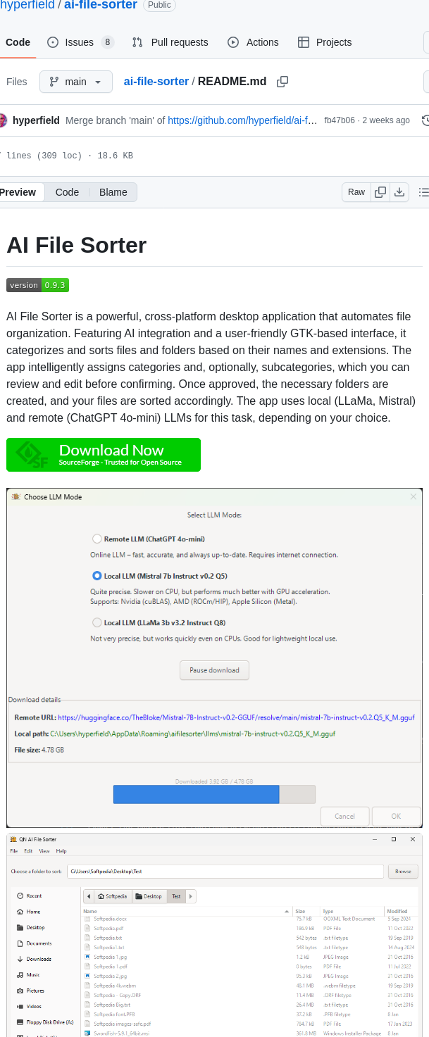 Hyperfield Ai File Sorter screenshot