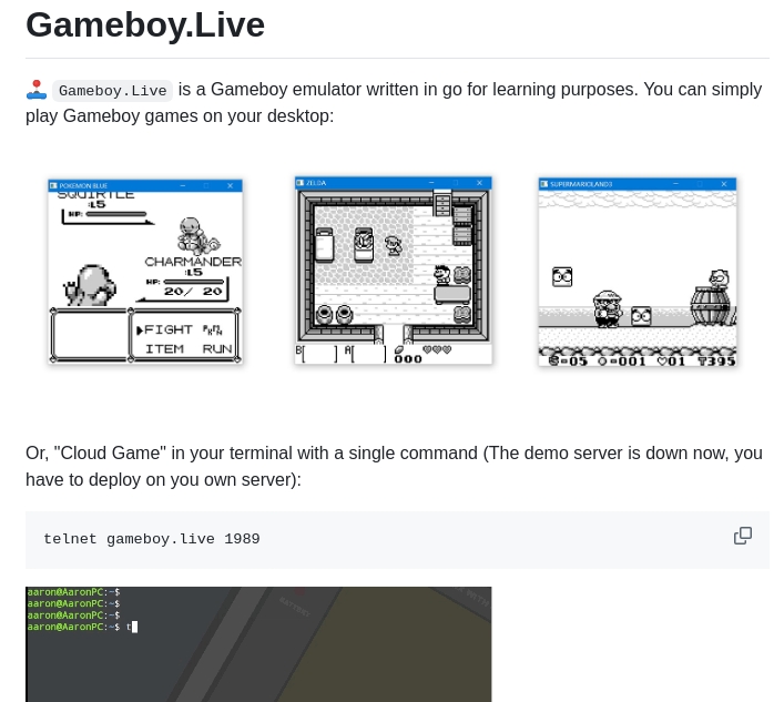 Hfo4 Gameboy.live screenshot