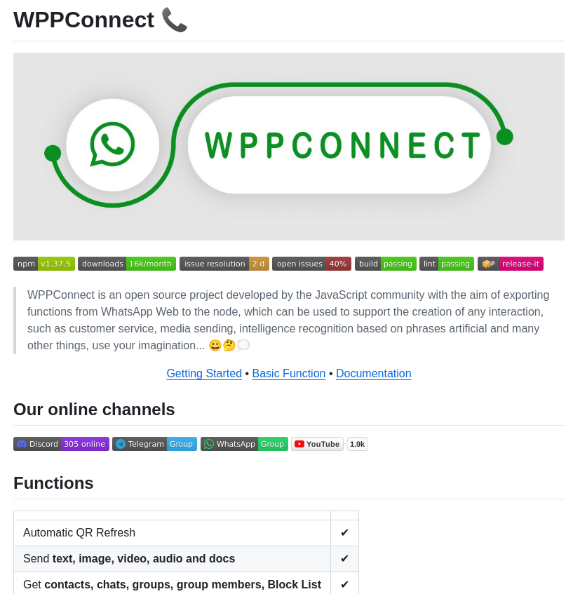 Wppconnect Team Wppconnect screenshot