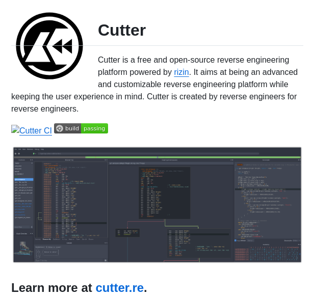 Rizinorg Cutter screenshot