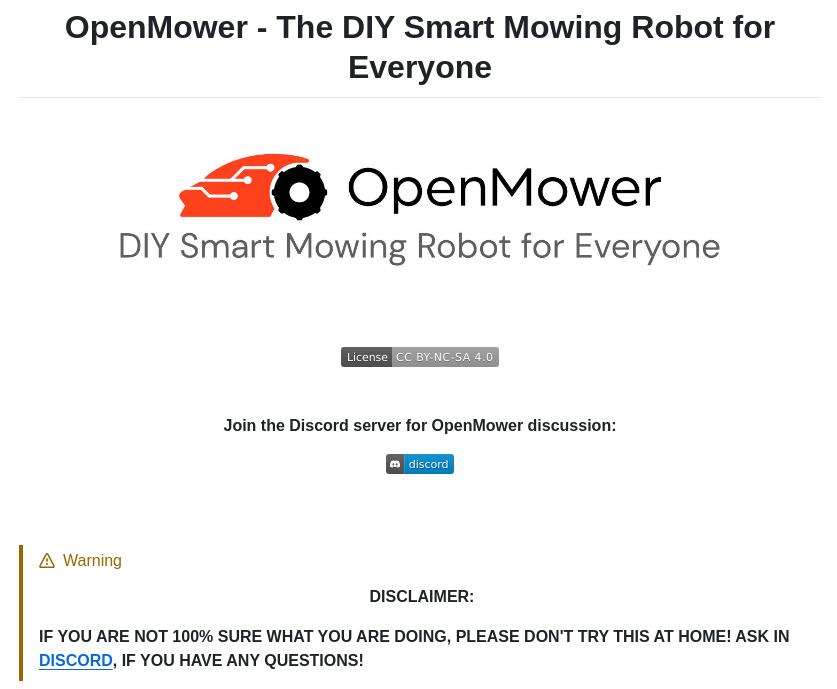 Clemenselflein Openmower screenshot