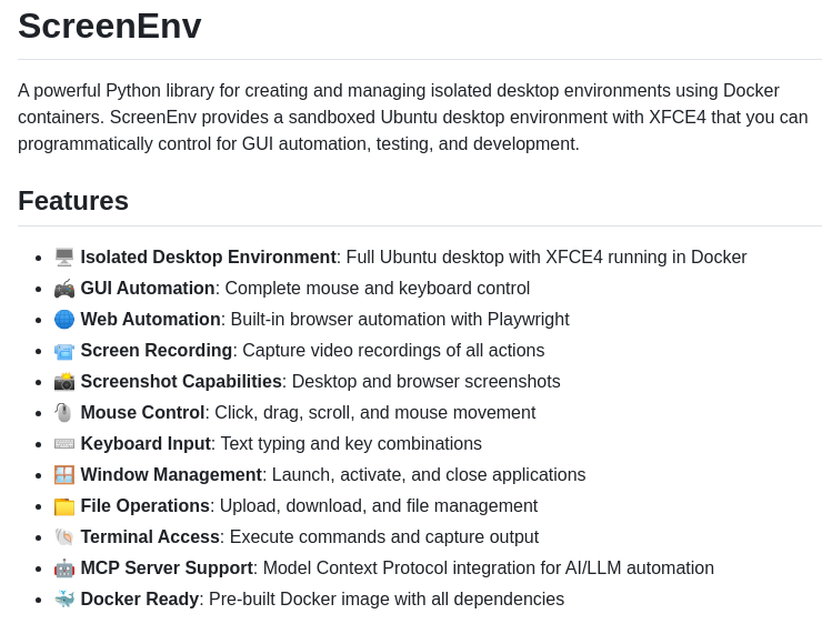 Huggingface Screenenv screenshot