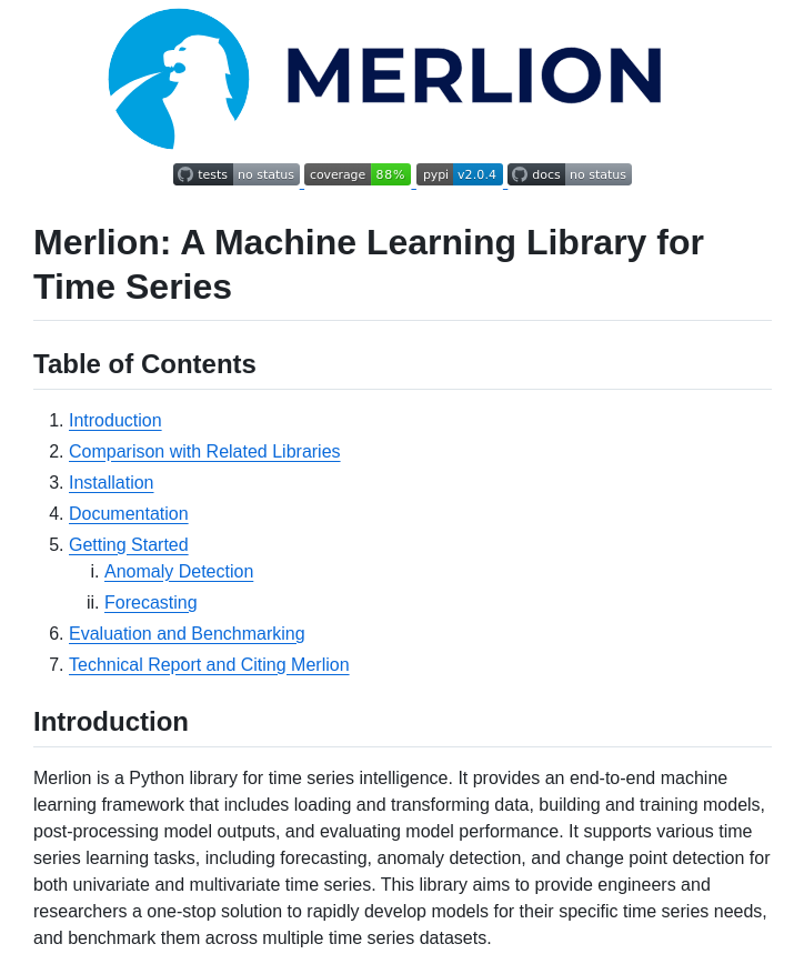 Salesforce Merlion screenshot