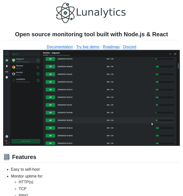 Ksjaay Lunalytics screenshot