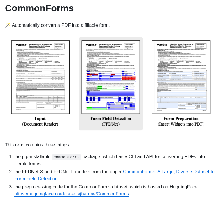 Jbarrow Commonforms screenshot