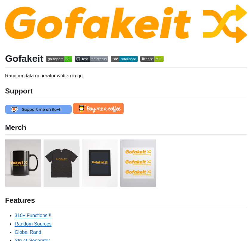 Brianvoe Gofakeit screenshot