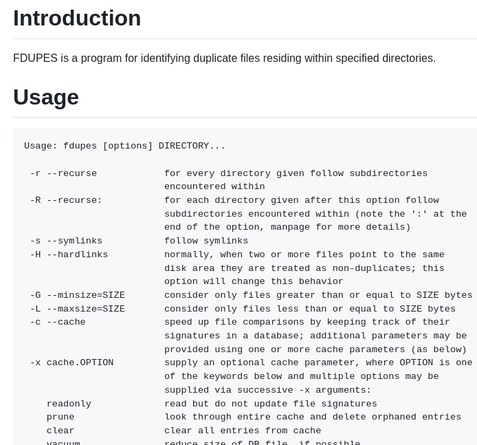 Adrianlopezroche Fdupes screenshot