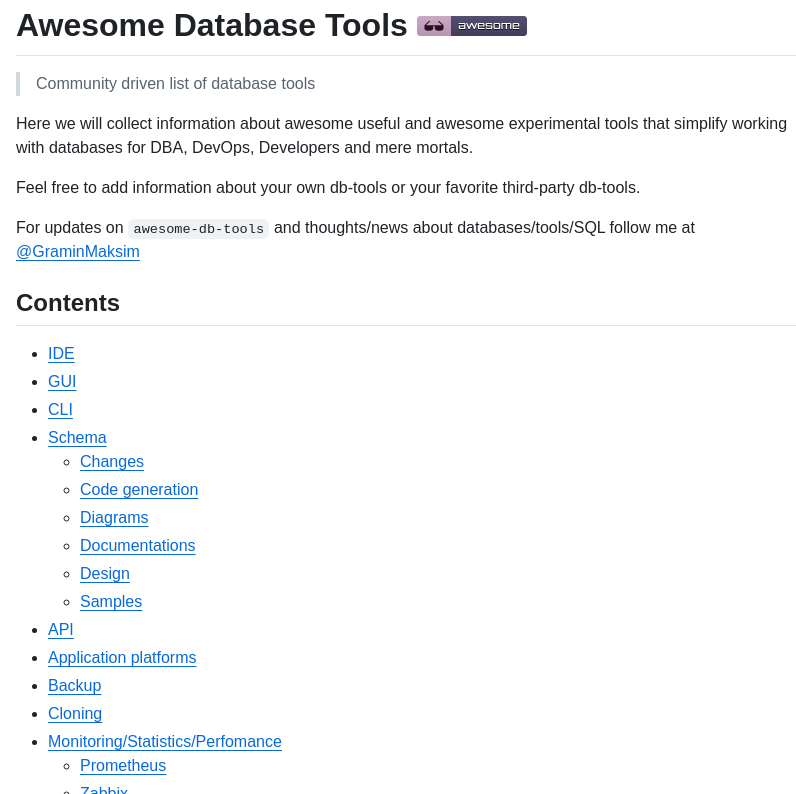 Mgramin Awesome Db Tools screenshot