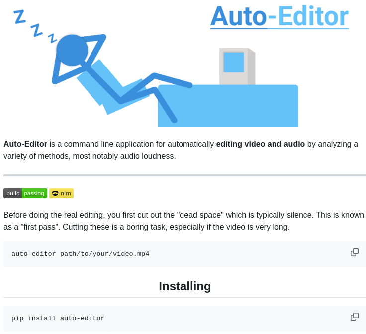 Wyattblue Auto Editor screenshot
