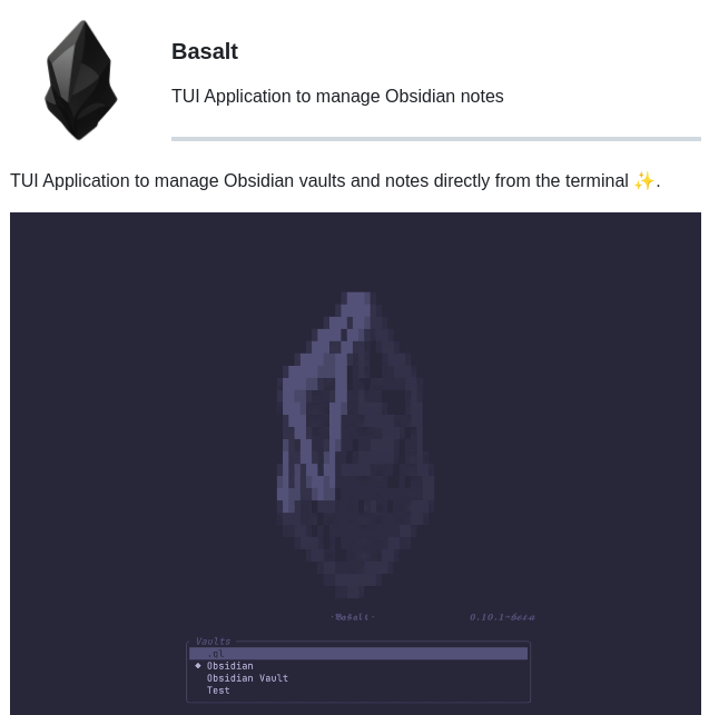 Erikjuhani Basalt screenshot