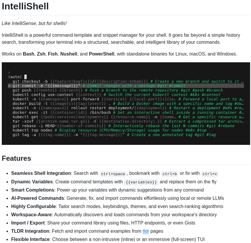 Lasantosr Intelli Shell screenshot