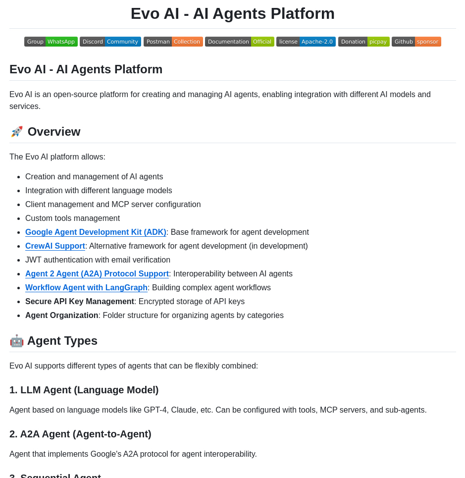 Evolutionapi Evo Ai screenshot