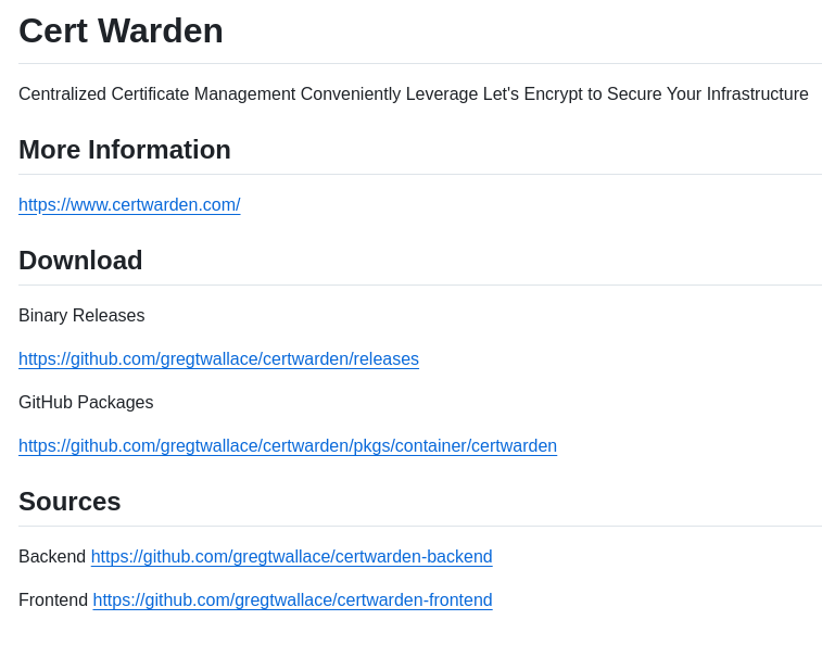 Gregtwallace Certwarden screenshot