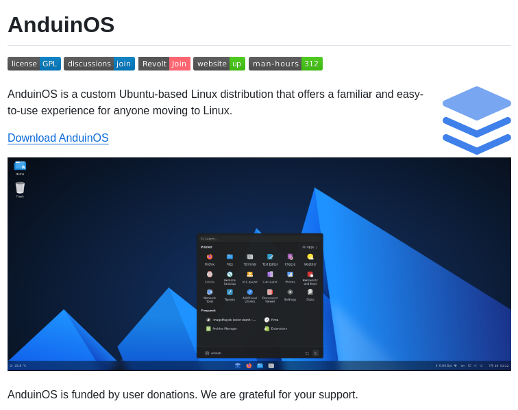 Anduin2017 Anduinos screenshot