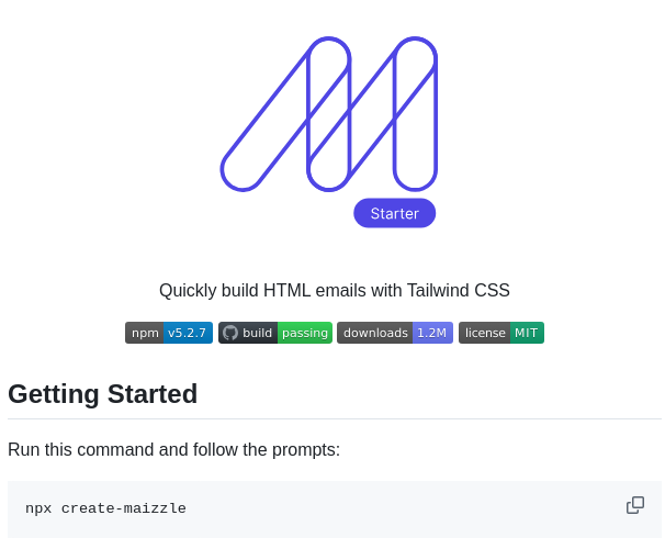 Maizzle Maizzle screenshot