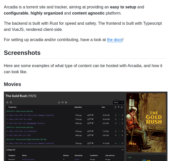 Arcadia Solutions Arcadia screenshot