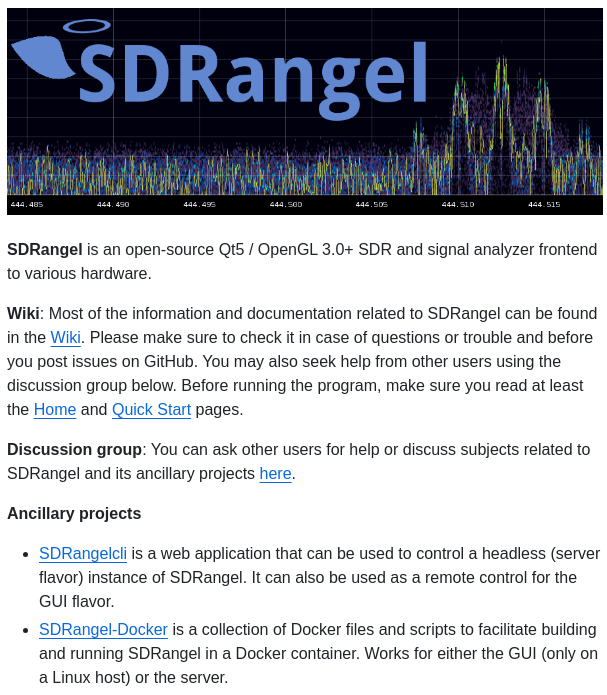 F4exb Sdrangel screenshot