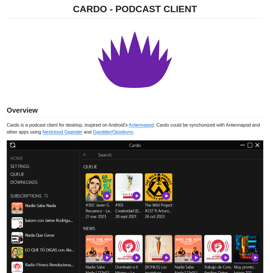 Cardo Podcast Cardo screenshot