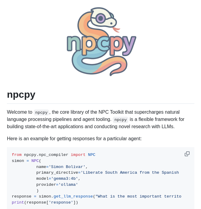 Npc Worldwide Npcpy screenshot
