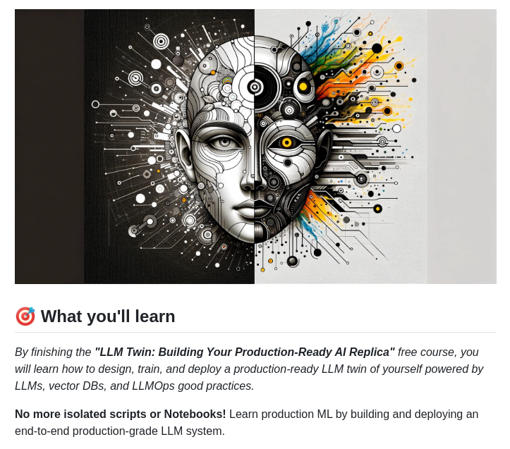Decodingml Llm Twin Course screenshot