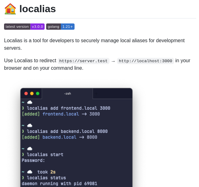 Peterldowns Localias screenshot