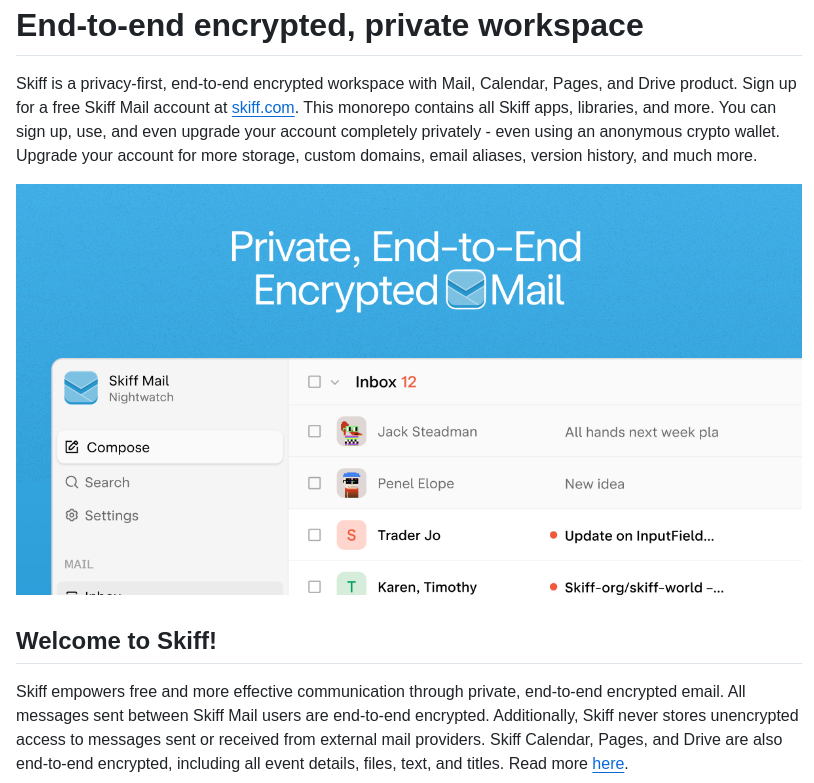 Skiff Org Skiff Apps screenshot