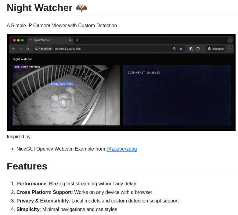 Daya0576 Nightwatcher screenshot