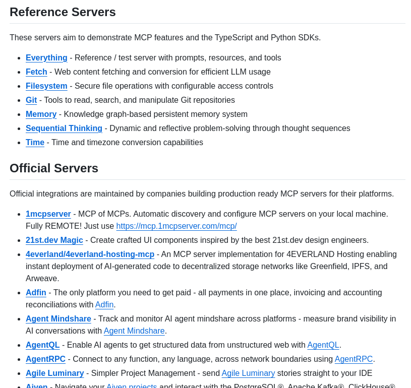 Wong2 Awesome Mcp Servers screenshot