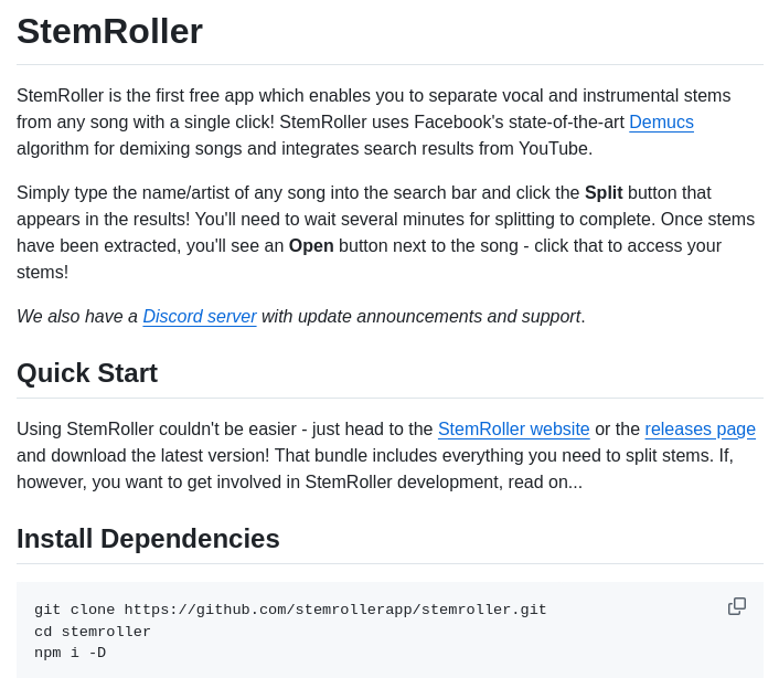 Stemrollerapp Stemroller screenshot